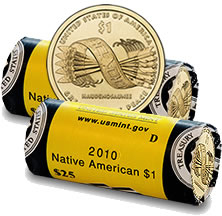 2010 Native American Dollar Rolls