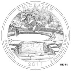 Chickasaw National Recreation Area Quarter Design Candidate Oklahoma OK-01