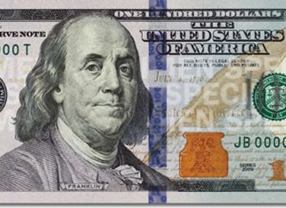 New $100 Bill Design Fights Counterfeiting with Enhanced Security New $100 Bill (Front)