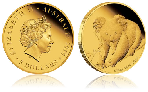 2010 Australian Koala Gold Proof Coin 