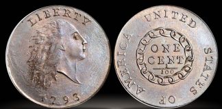 Renowned Large Cents in Exhibit at Boston ANA World’s Fair of Money 1793 Chain Cent