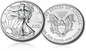 2010 American Silver Eagles