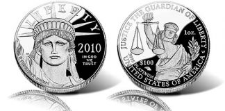 2010 Proof Platinum Eagles Available August 12 2010 Proof Platinum American Eagle