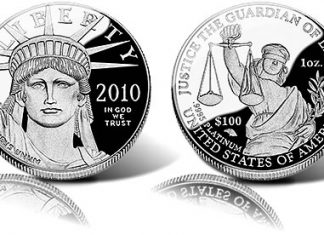 2010 Proof Platinum Eagles Available August 12 2010 Proof Platinum American Eagle