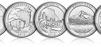 500,000 America the Beautiful 5 oz Silver Bullion Coins for 2010 America the Beautiful Silver Bullion Coins