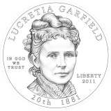 Lucretia Garfield Obverse Design Candidate Three