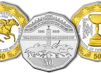 Melbourne Cup Coins Commemorate 150th Anniversary Melbourne Cup Coins