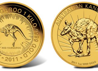 2011 Australian Kangaroo Gold Coins Availability 2011 Australian Kangaroo Gold Coins - 1 Kilo and 1 Ounce
