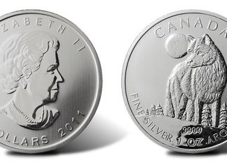 2011 Canadian Silver Wolf Bullion Coin Launches 2011 Canadian Silver Wolf Bullion Coin