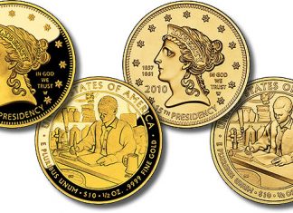 Buchanan’s Liberty First Spouse Gold Coins Issued Buchanan's Liberty First Spouse Gold Coins