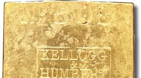SS Central America Gold Ingot, 1856-O Double Eagle Highlight Long Beach Coin Auction S.S. Central America Gold Ingot