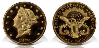 Bowers and Merena to Auction Zurich Collection 1878 Double Eagle