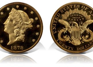 Bowers and Merena to Auction Zurich Collection 1878 Double Eagle