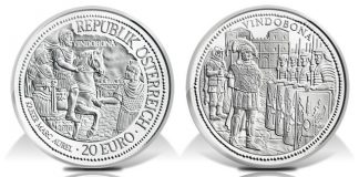 Austria 2010 20€ Rome On The Danube Vindobona Silver Coin Launches Austria 2010 Rome On The Danube Vindobona Silver Coin