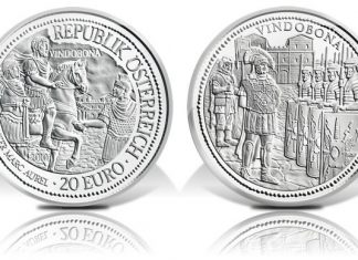 Austria 2010 20€ Rome On The Danube Vindobona Silver Coin Launches Austria 2010 Rome On The Danube Vindobona Silver Coin