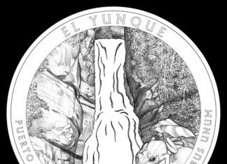 2012 America the Beautiful Quarter Designs Revealed El Yunque National Forest Quarter Design Candidate PR-01