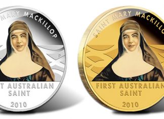 Australian Commemorative Coins Honors Saint Mary Mackillop Saint Mary Mackillop Silver and Gold Coins