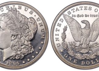 1895 Morgan Headlines Heritage’s Last 2010 U.S. Coin Auction 1895 Morgan dollar