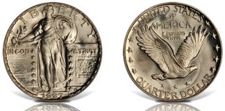Bowers and Merena Auction Realizes $13.2 Million 1927-S Standing Liberty Quarter