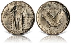 1927-S Standing Liberty Quarter Coin