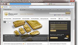 Perth Mint Launches New Gold and Silver Website Perth Mint Bullion Website