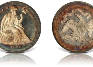 Malibu Collection Headlines Bowers and Merena’s January Tampa Bay Rarities Sale 1866 Seated Liberty Silver Dollar