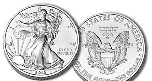November 2010 Silver Eagle Bullion Coin Sales Hit 4.26 Million Record 2010-Dated Silver Eagle Bullion Coin