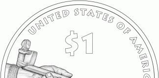 2011 Native American Dollar to Launch January 12 US Mint Line Art Image of 2011 Native American Dollar Design