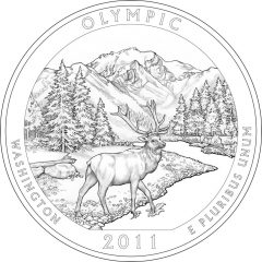 2011 Olympic National Park Coin Design