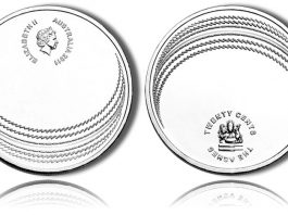Royal Australian Mint Releases Ashes Cricket Series Coin Australian Ashes Cricket Series Coin