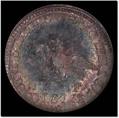 1792 Half Disme Reverse