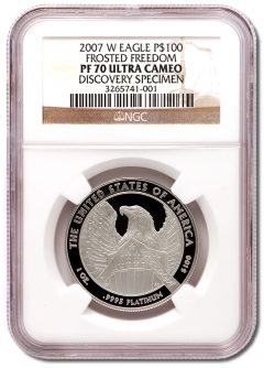 2007-W American Platinum Eagle $100 Variety