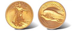 1907 $20 High Relief, Flat Rim