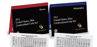 Uncirculated 2011 Mint Set Released 2011 Mint Set