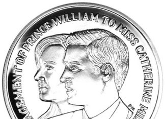 New Prince William and Kate Middleton Royal Engagement Coin Released Royal Engagement Coin