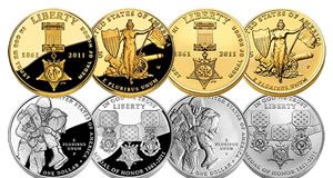 US Mint Images for 2011 Medal of Honor Coins Released Medal of Honor Commemorative Coins