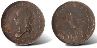 April 2011 Santa Clara Expo Features Historic Early American Coins 1792 Half Disme