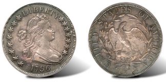 1796 Half Dollar Leads March Sacramento ANA US Coin Offerings from Heritage 1796 15 Stars Half Dollar