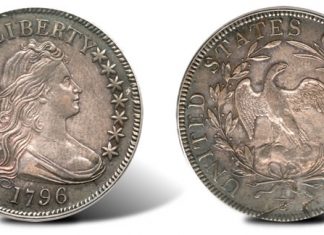 1796 Half Dollar Leads March Sacramento ANA US Coin Offerings from Heritage 1796 15 Stars Half Dollar