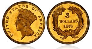 PCGS Exhibits Extraordinary U.S. $3 Gold Coins at Baltimore Expo