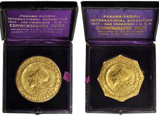 Stack’s Bowers Galleries 2011 Baltimore Auction Features 5,100+ US Coin, Currency and Exonumia Lots 1915-S Panama-Pacific Exposition $50 Octagonal and Round