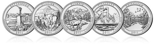 2011 America the Beautiful Coins