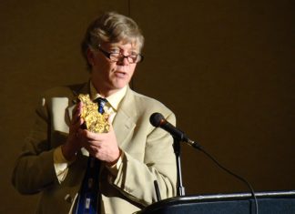 Gold Nugget’s $460,000 Winning Bid Placed by Spectrum Numismatics International Fred Holabird with Washington Nugget