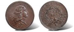 1793 Wreath Cent Coin
