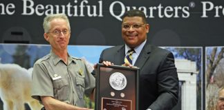 Glacier Quarter Released in US Mint and National Park Service Ceremony B. B. Craig and Chas Cartwright