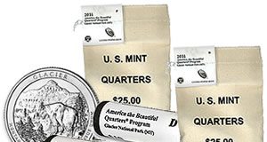 2011 Glacier National Park Quarters Available Glacier National Park Quarter Bags and Rolls
