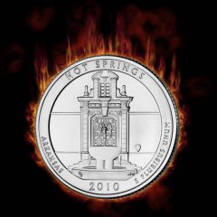 Hot Springs 5 Oz Silver Uncirculated Coin