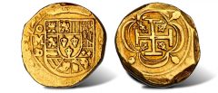 MEXICO. 4 Escudos, 1724-D