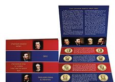 US Mint Issues 2011 Presidential $1 Coin Uncirculated Set