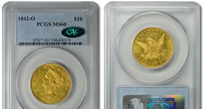 GreatCollections to Auction 1842-O $10 Gold Eagle, Among Finest Known